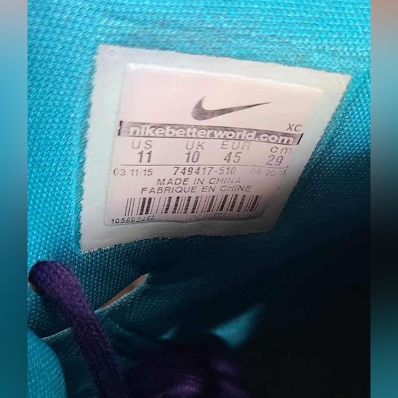 Nike Air LeBron James Soldier 9 Purple - Picture 2 of 4